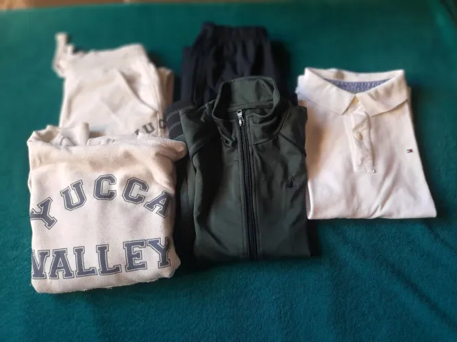 Dois conjuntos um zara,7/8 outro brooksfield 4/6 uma camisa manga longa Tommy (10)