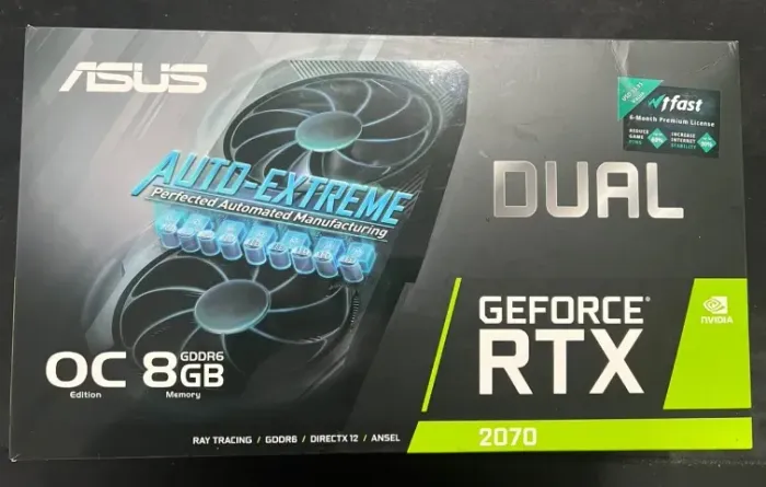ASUS Dual RTX 2070 EVO OC Edition 8GB