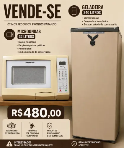  Microondas e Geladeira