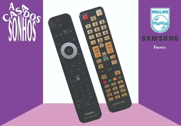 Lote Controles Remotos - Phillips e Samsung