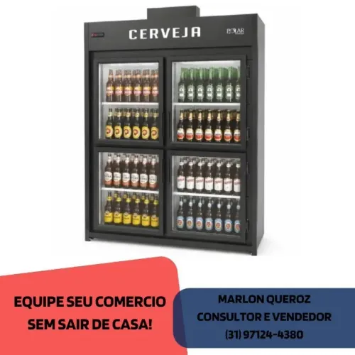 Cervejeira 4 Portas de Vidro Polar Nova