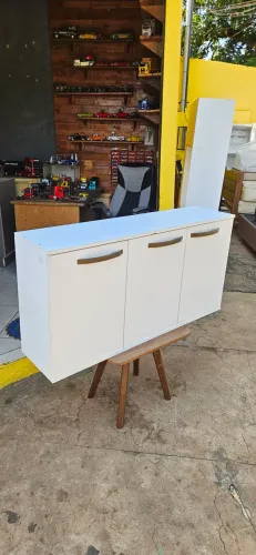armário aéreo MDF 3 portas bem conservado ( ENTREGA GRÁTIS )