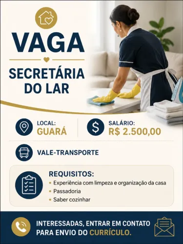 Secretária do Lar - Guará