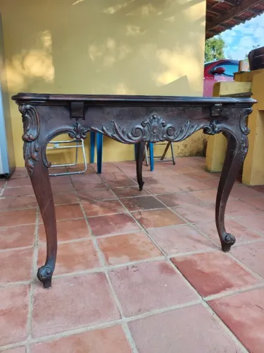 Mesa Antiga De Apresentaçao Dom Jose Jacaranda Maciço