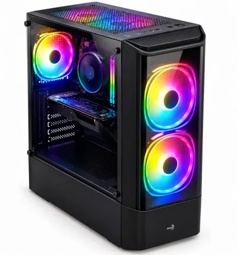 PC Gamer i5 2400 + 16GB RAM + GPU + Gabinete RGB | Completo