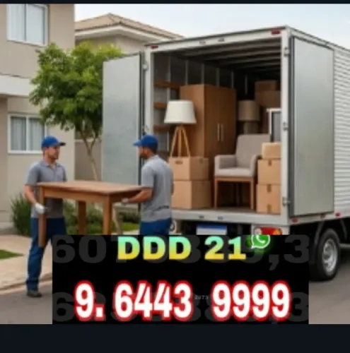 Frete , Mudanças com Equipe Especializada