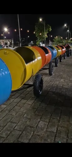 Mini Trem de Tambor sem o quadriciclo