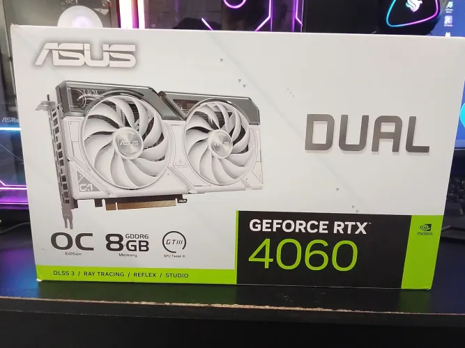 Rtx 4060 8GB WHITE ASUS OC (RARISSIMA)