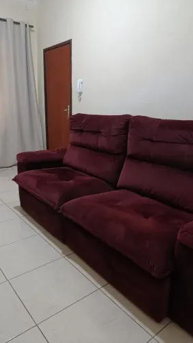 SOFA RETRÁTIL RECLINÁVEL RONDOMOVEIS VELUDO TRIUNFO CANELA 2,54