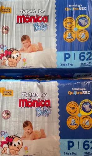 Fralda turma da Mônica P