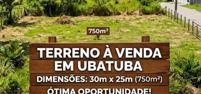 Terreno Ubatuba próximo a Perequê mirim