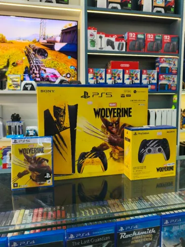 PlayStation 5 slim digital 2 controles edição Wolverine