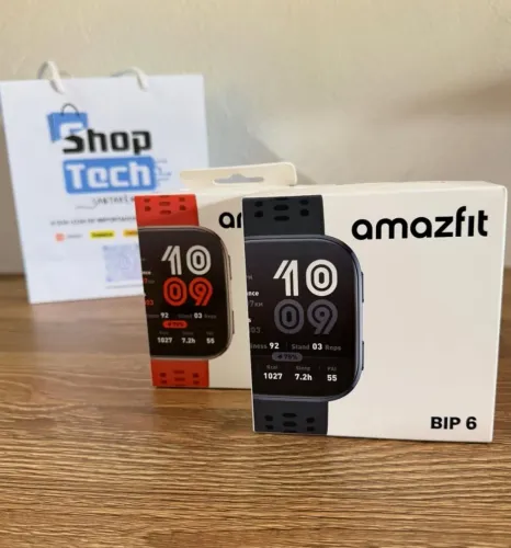 Amazfit Bip 6 GPS e integração com Strava novo lacrado