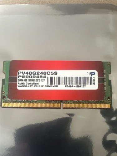 Memória note DDR4 8gb 2400