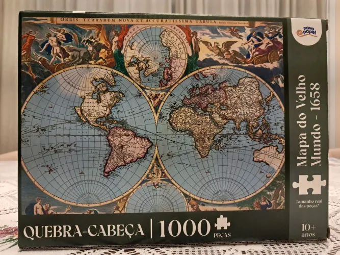 Quebra-cabeça 1000 peças marca Novo Papel