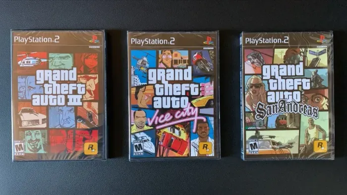 GTA Trilogy de PlayStation 2 Originais e Lacrados
