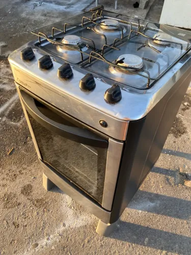 Fogão inox semi novo