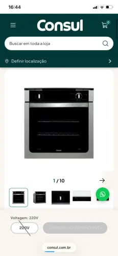 Forno elétrico de embutir 78 litros