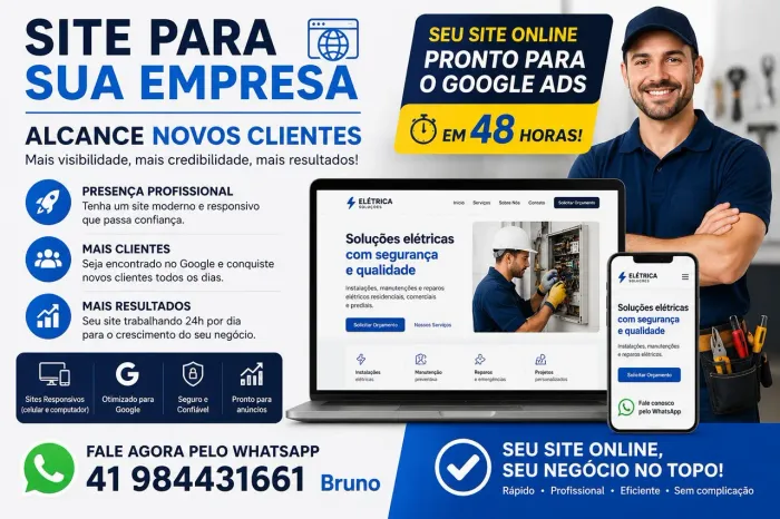 Criação de Sites Profissionais para Empresas e Prestadores de Serviços