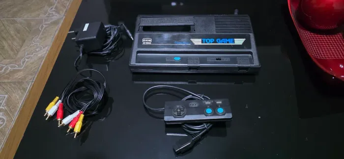 CCE Top Game (Famiclone) + Controle e Cabos - Mod Fonte Externa + Melhoria de Imagem