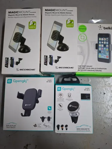 Lote de Suporte para celulares para carro Originais na caixa.