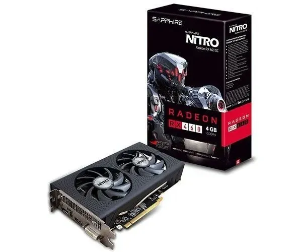 Placa vídeo Radeon RX 460 4GB GDDR5 128bits - Nitro - Sapphire