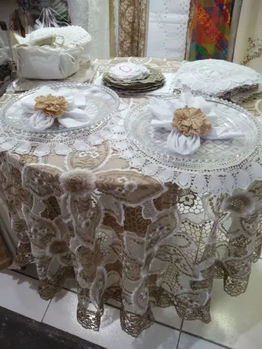 Toalha de renda gripir 