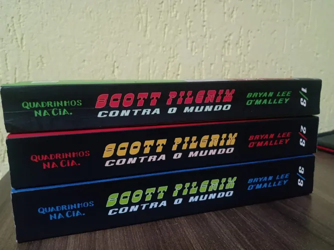 HQ cult coleção completa Scott Pilgrim contra o mundo 1 ao 3
