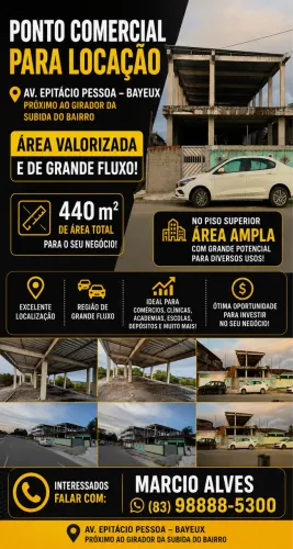 Excelente ponto comercial em Bayeux