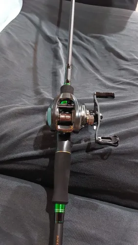 Vara de pesca com carretilha Conjunto NOVO