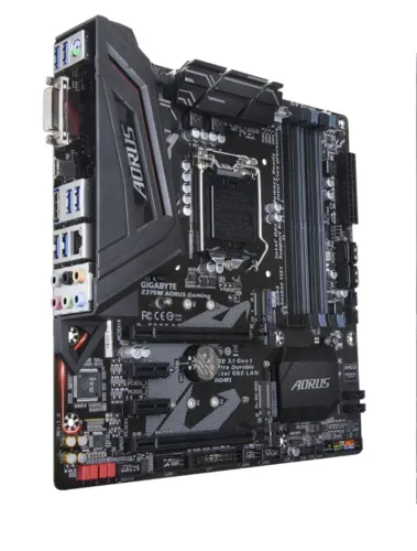 Placa-Mãe Gigabyte Z370M Aorus Gaming (LGA 1151, mATX, DDR4) (Rev. 1.0)