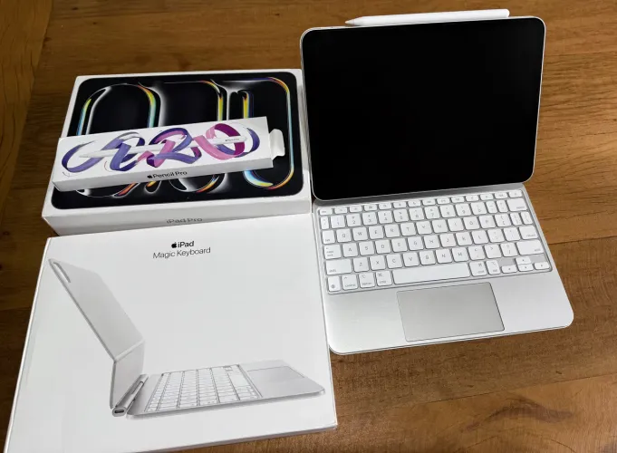 Ipad Pro 11 - M4 256gb - Silver + magic keyboard + pencil pro