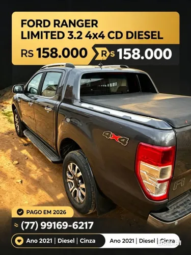 Ford Ranger Limited 3.2 20V 4X4 CD Aut. Dies. 2021