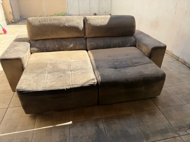 Sofá reclinável