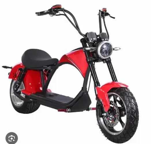 Moto elétrica estilo chooper