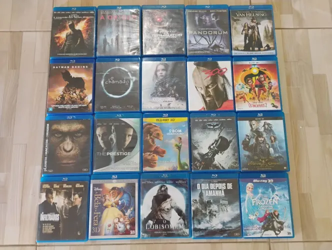 Coleção lote de Filmes Blu-Ray