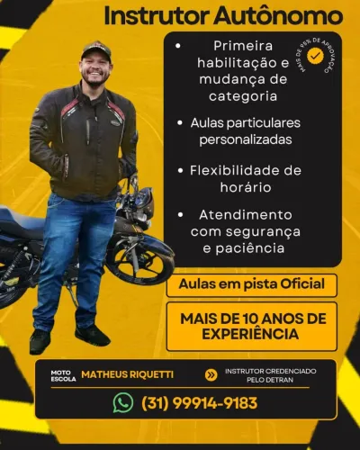Instrutor de moto autônomo 