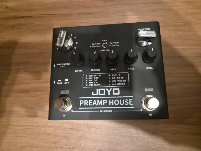 Pedal simulador Joyo Preamp House