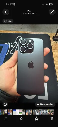 Iphone 15 Pro (85% de bateria)