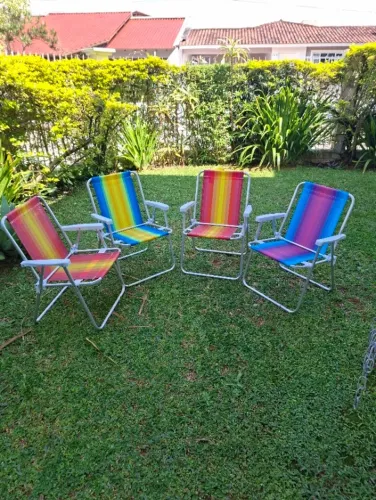4 CADEIRAS DE PRAIA ALTA MOR