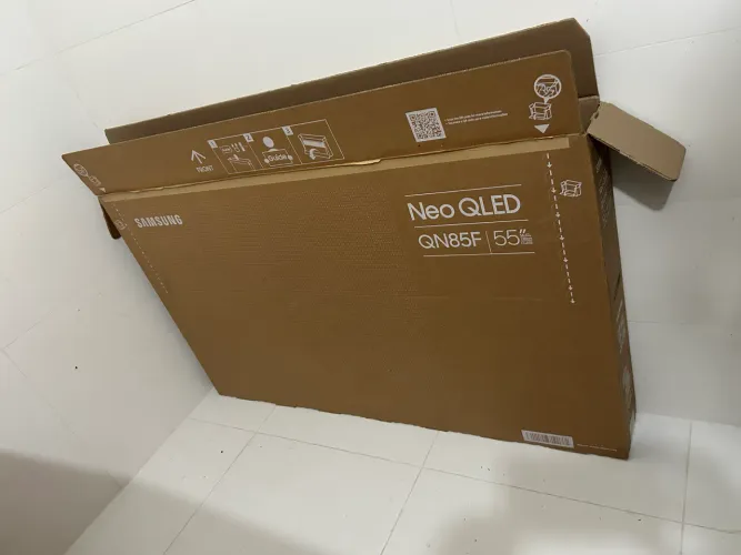 CAIXA DE PAPELÃO PARA TRANSPORTAR TV 55 polegadas 