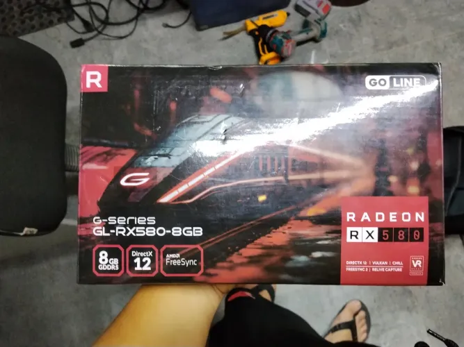 Placa de vídeo RX580 8GB RADEON