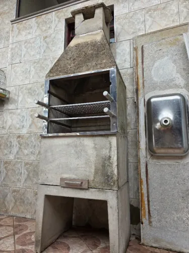 Churrasqueira Pré Moldado Concreto Refratário 65cm