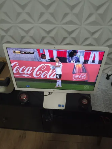 LG ALL IN ONE FHD, IMPRESSORA CANON MG2400, TECLADO E CAIXINHA DE SOM