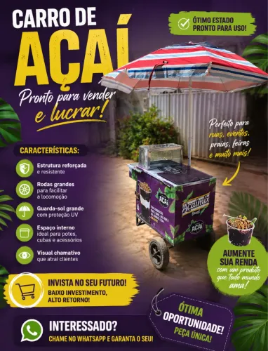 Carrinho de Açaí