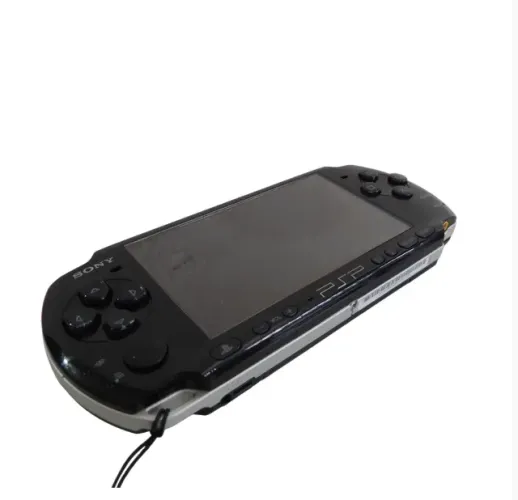 PlayStation Portable - PSP - Black Piano - Seminovo - Destravado + Conversor adaptador PSP