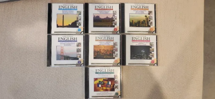 Coleção Completa com 7 CDs Learn to Speak English