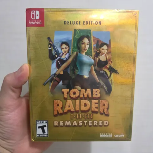 Jogo Tomb Raider Remastered Starring Lara Croft Deluxe Nintendo Switch