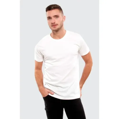 Camiseta Branca 100% Algodão Lisa Básica - Nova