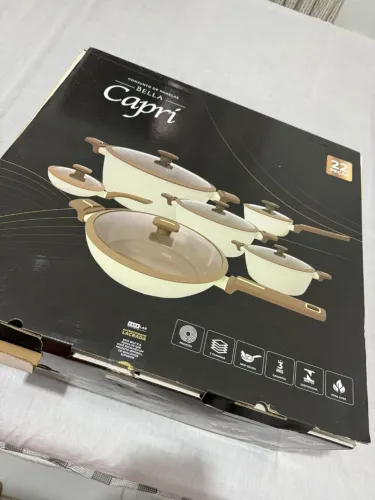 JOGO DE PANELAS BELLA CAPRI 22 PEÇAS| NOVO | GANHA DE BRINDE UM KIT  FAQUEIRO / CASA LAR